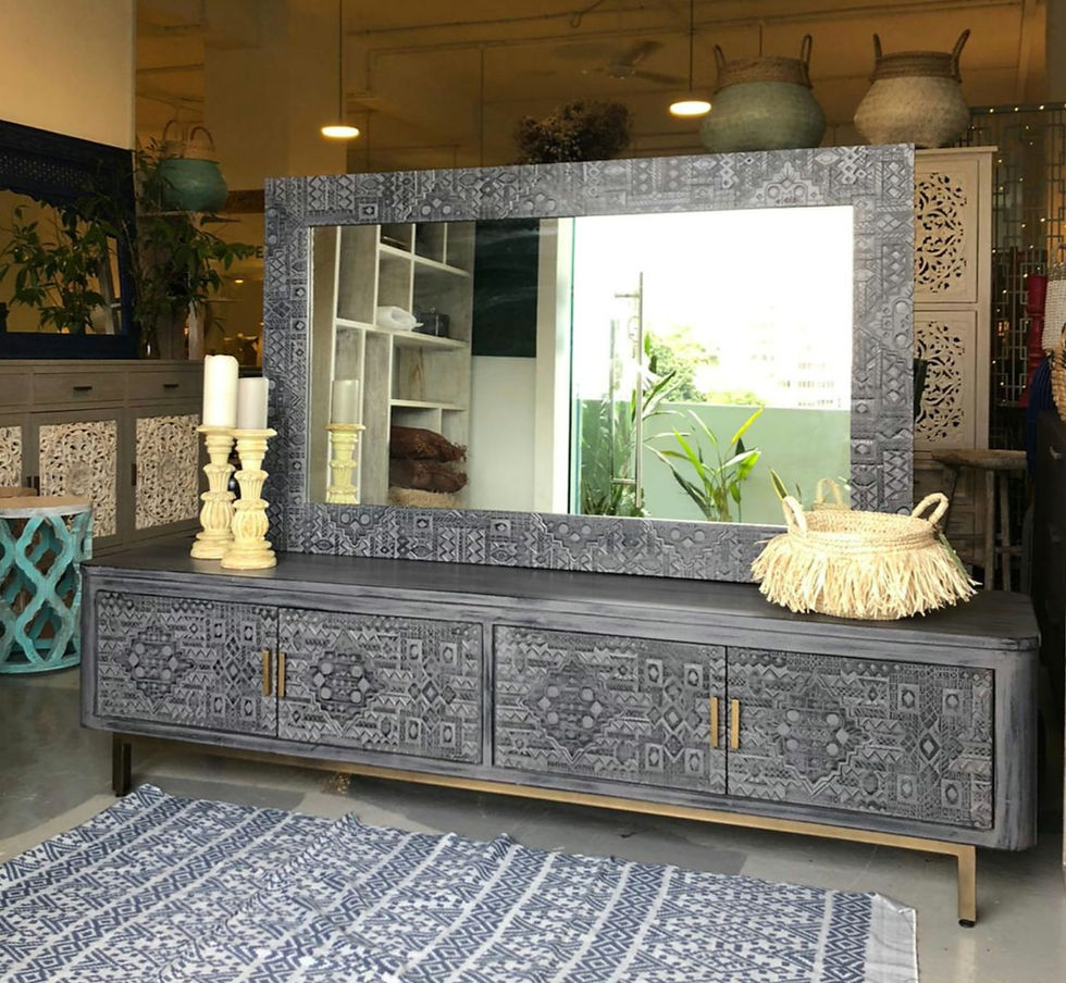 Thumbnail: Ikat Mirror