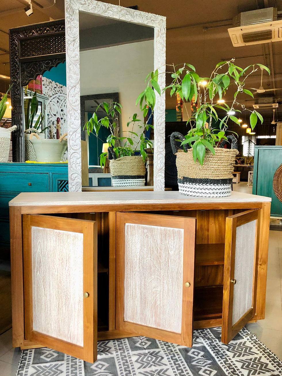 Thumbnail: Mossim 3 Door Cabinet 