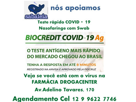 Teste rápido de Covid19