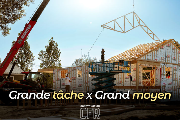 résidentiel Chevrons RN, construction