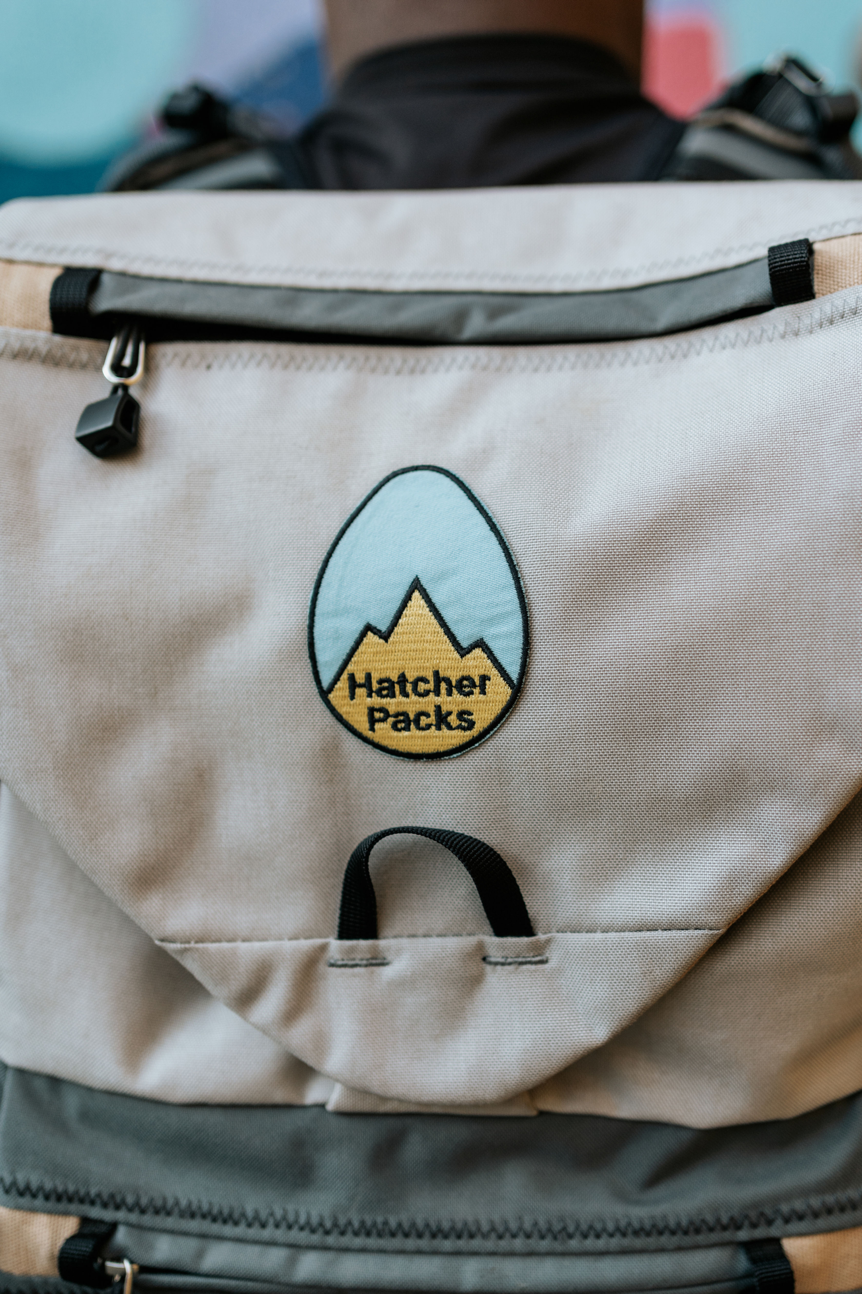 Hatcher Patch Adventure Diaper Bag Iron-Patch