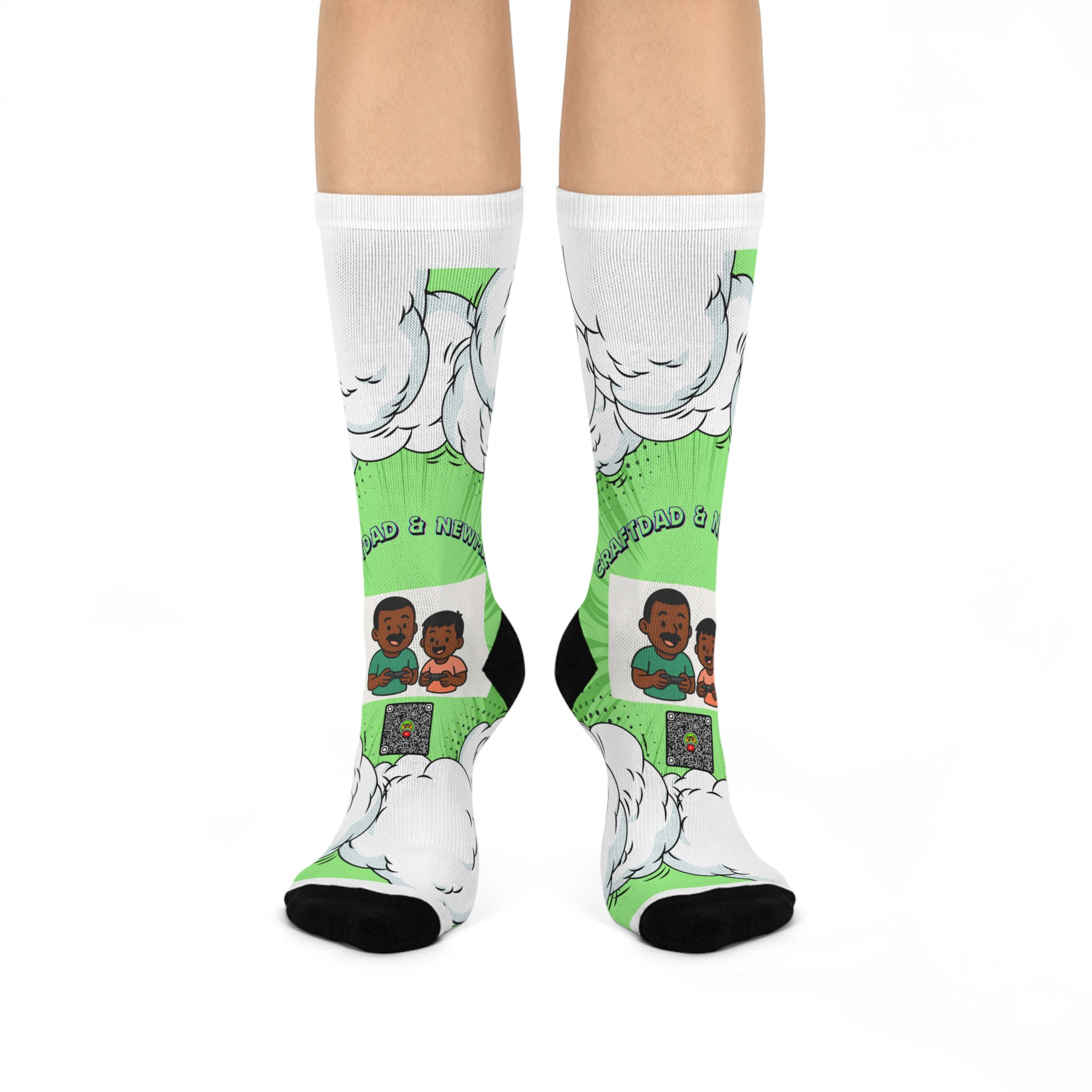 Colorful Cushioned Crew Socks