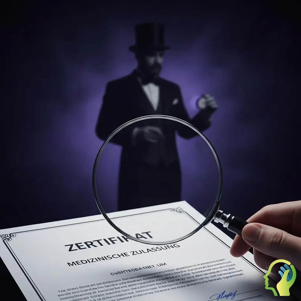 Show-Hypnotiseur zeigt Hypnose