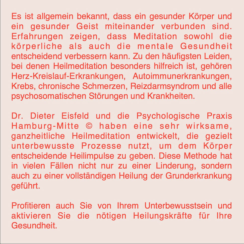 Miniaturbild: Heilmeditation Hypnose innere Heilkräfte aktivieren