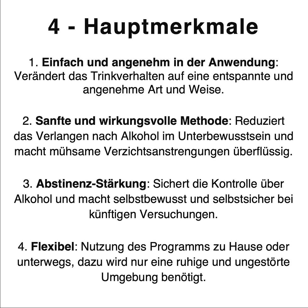 Miniaturbild: Hypnose gegen Alkohol – Suchtdruck reduzieren, Entscheidung stärken, Rückfall vorbeugen
