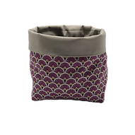 Moyenne panière "éventail violet"