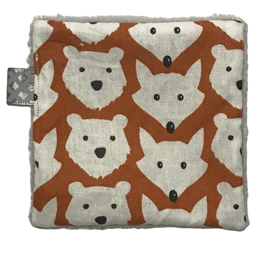 6 Lingettes lavables Ours/Loups