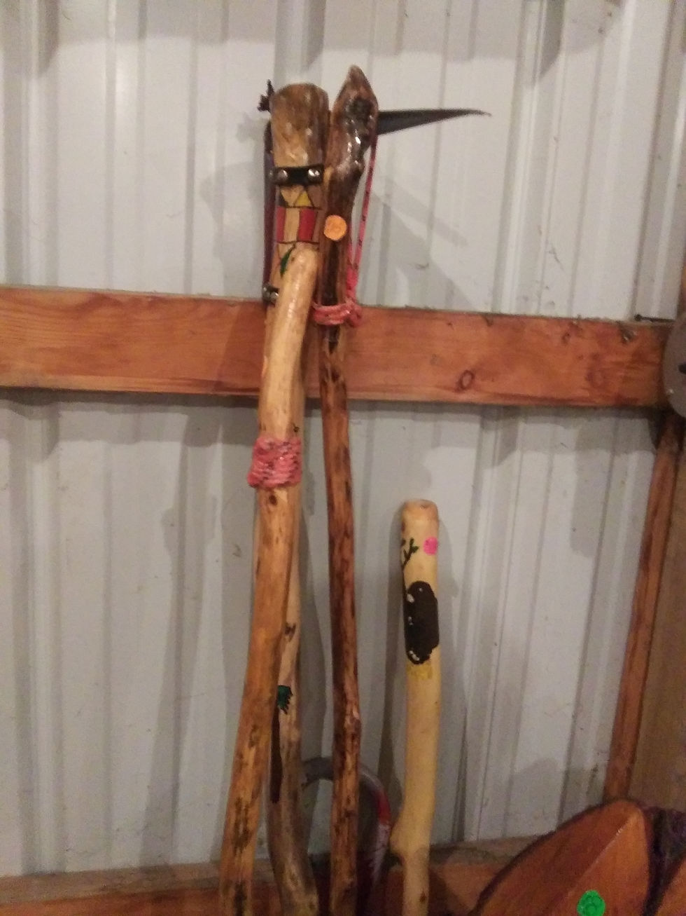 walking sticks $15 to $20 each
