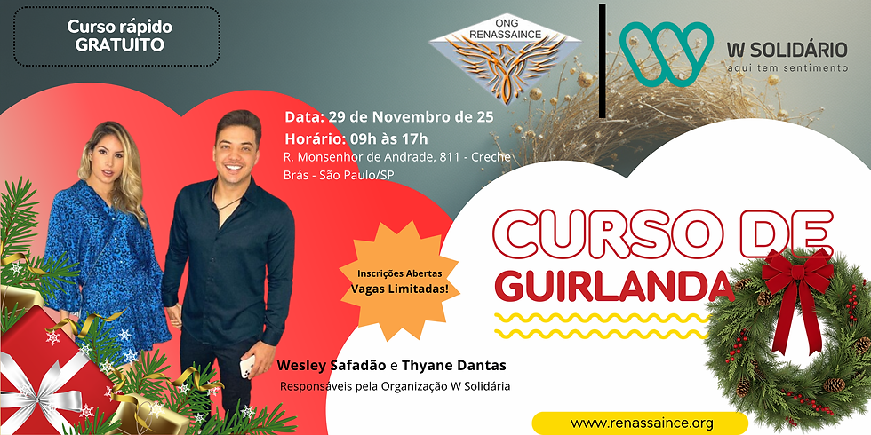 Curso de Guirlanda para Mulheres empreendedoras