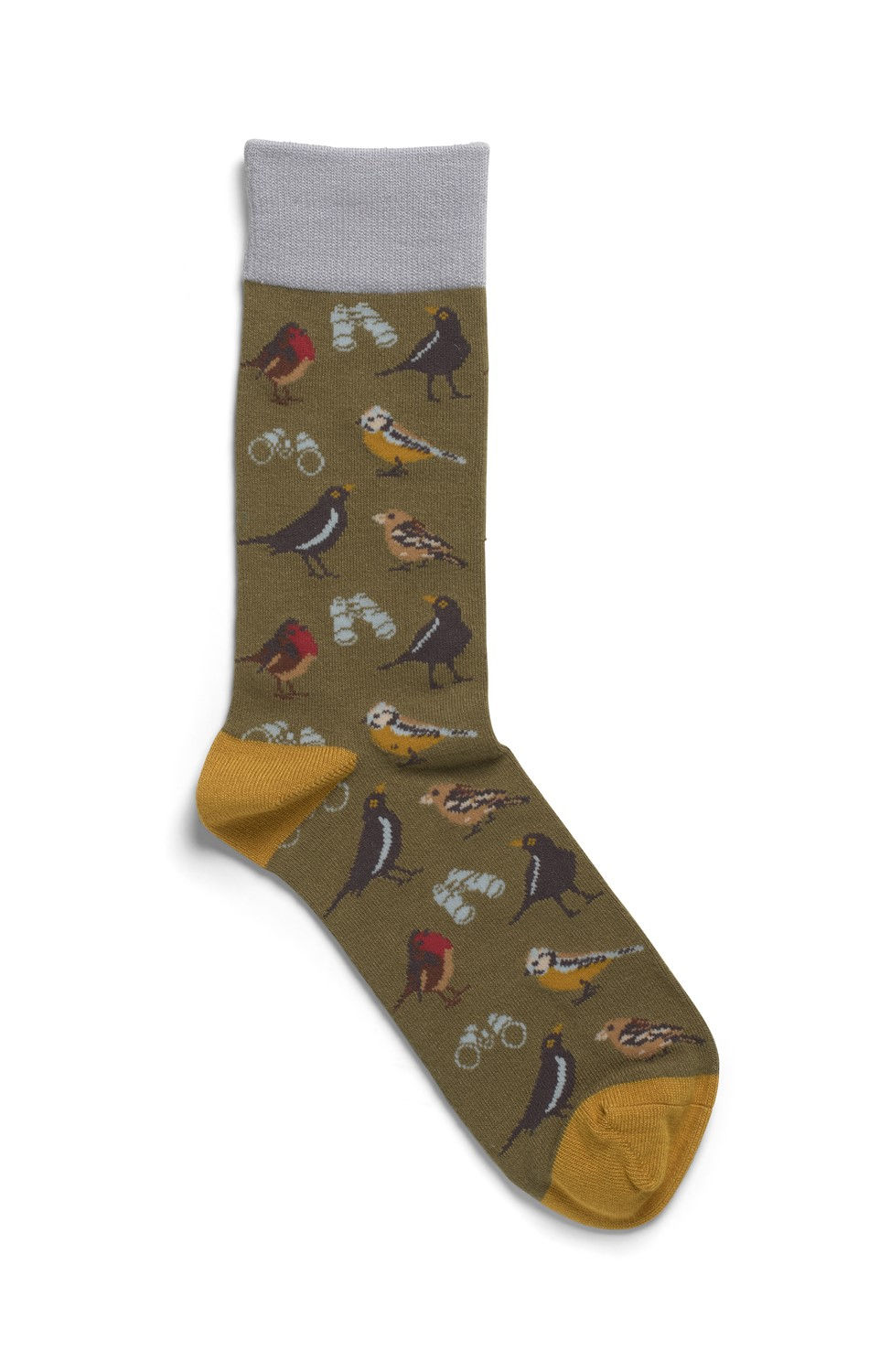 Thumbnail: Men's Socks - Birdwatch Green