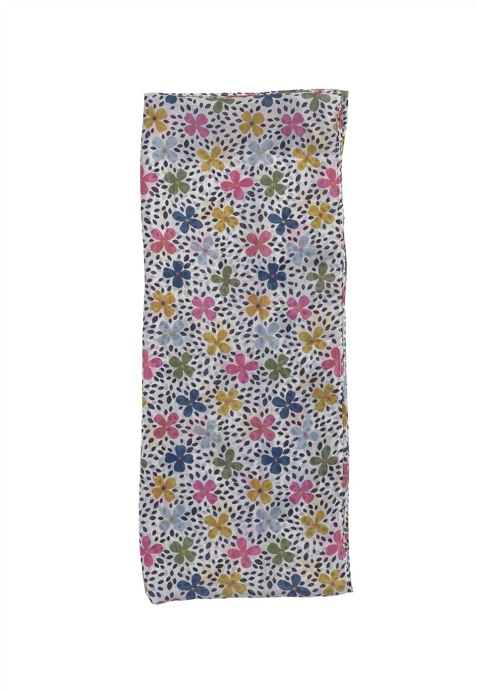 Thumbnail: Printed Silk Scarf - Abbey Multi