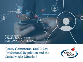 Posts, Comments, Likes: Professional Regulation and the Social Media Minefield