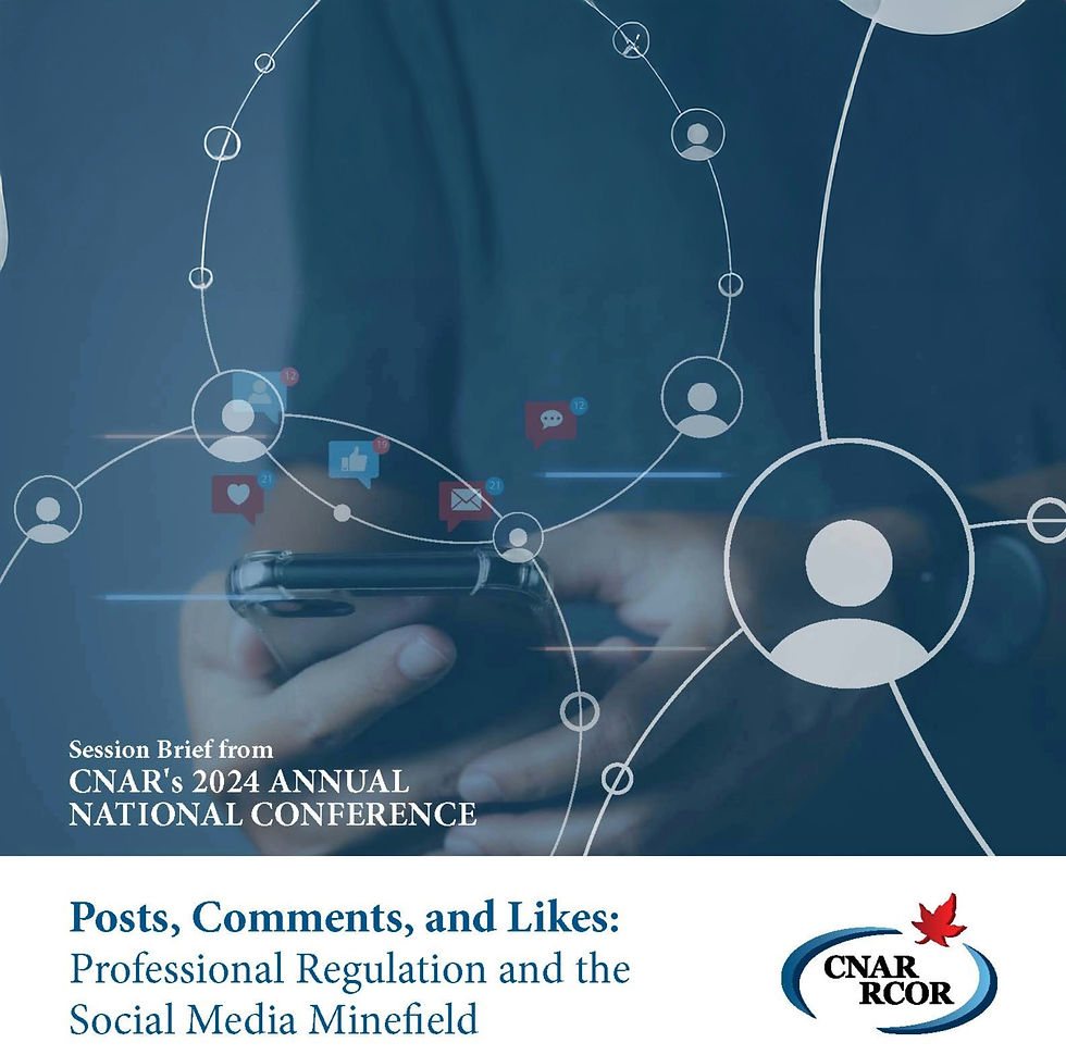 CNAR eBook "Posts, Comments, and Likes: Professional Regulation and the Social Media Minefield"