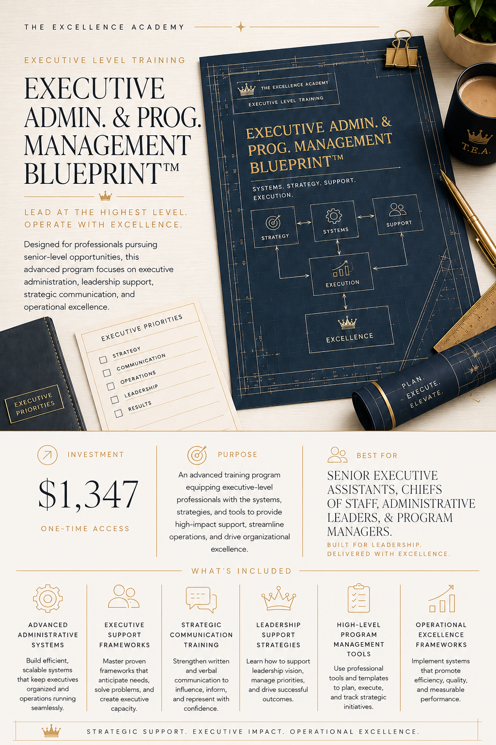 Executive Admin. & Prog. Management Blueprint™️