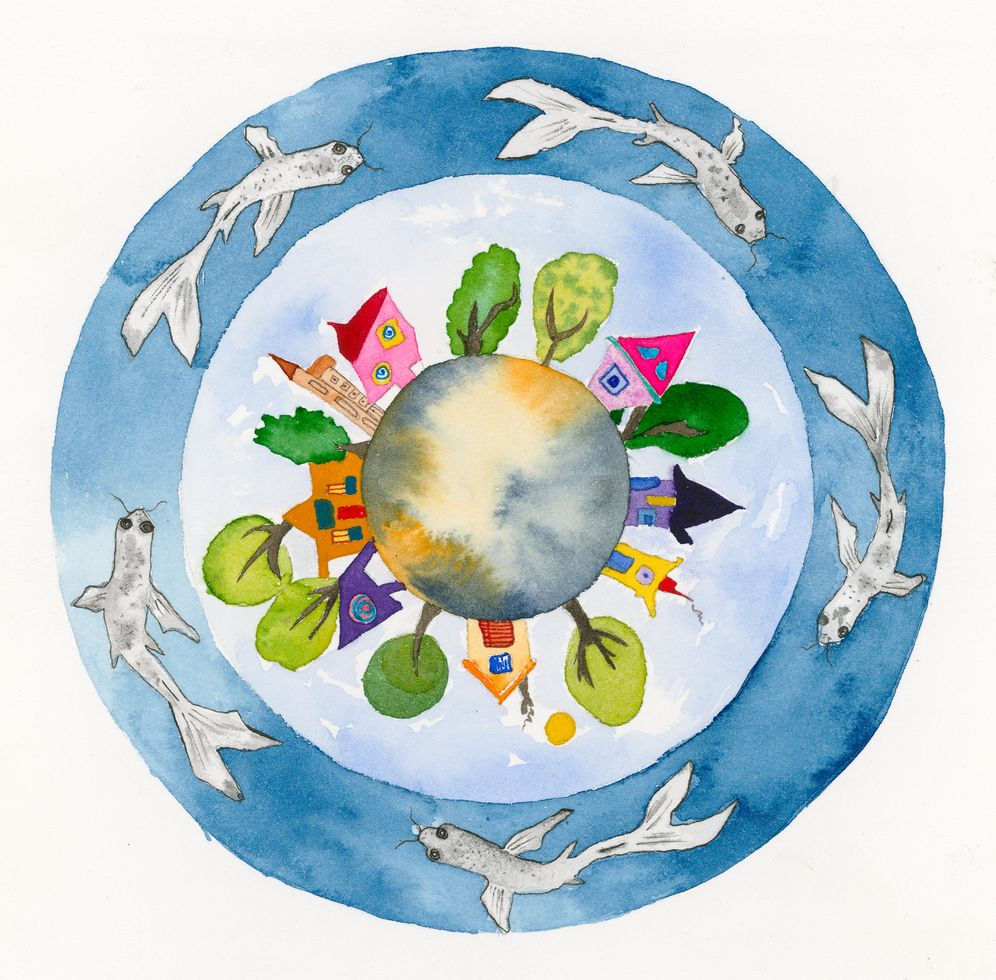 בתים על הכדור