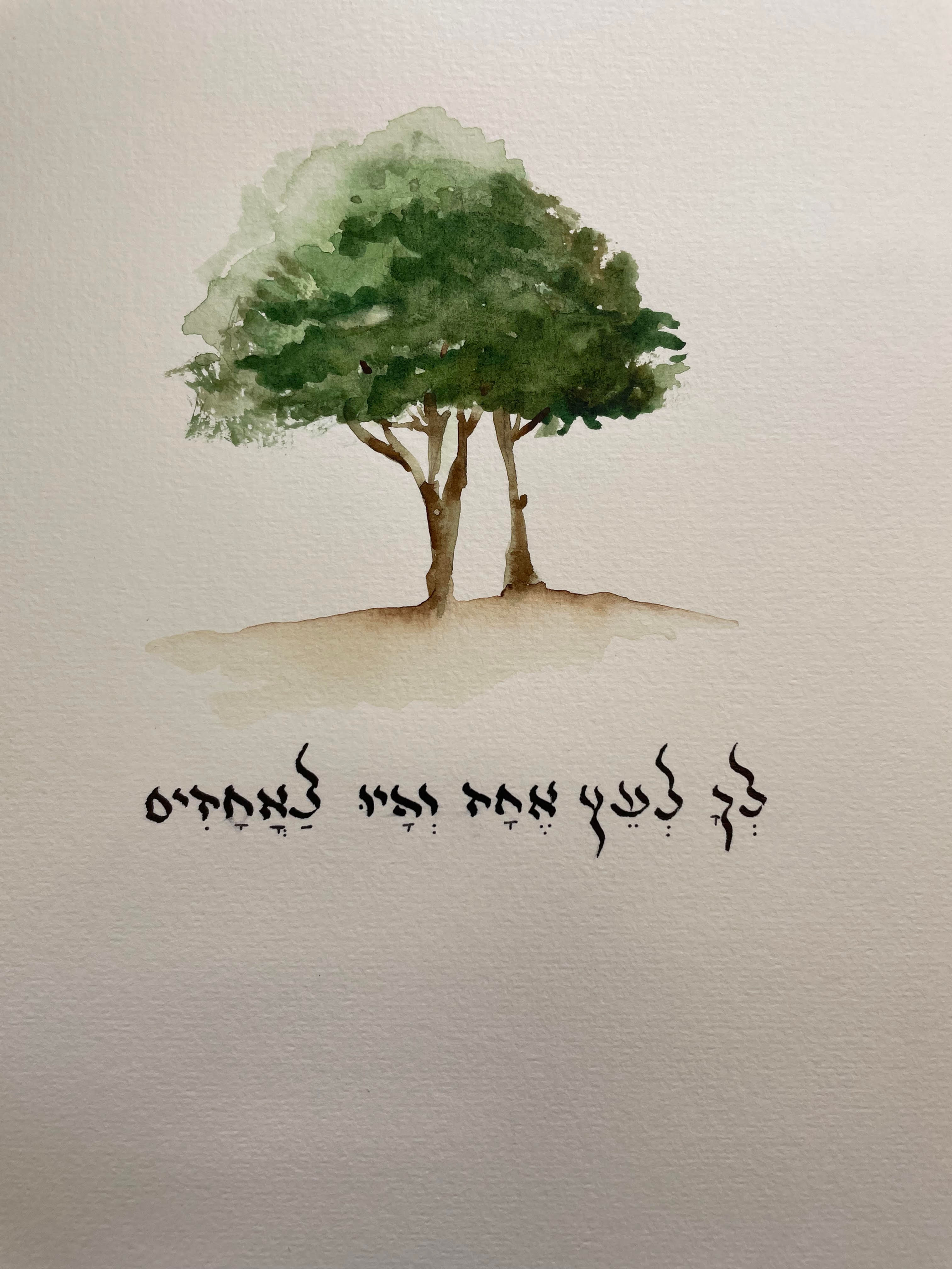 לך לעץ אחד והיו לאחדים (יחזקאל)