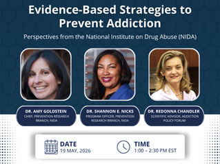 [Webinar] Evidence-Based Strategies to Prevent Addiction: Perspectives from the National Institute on Drug Abuse