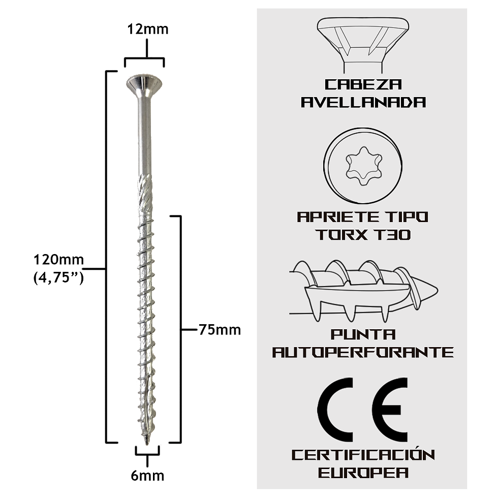 Miniatura: TurboKonig 6/120 mm (5") 100uds
