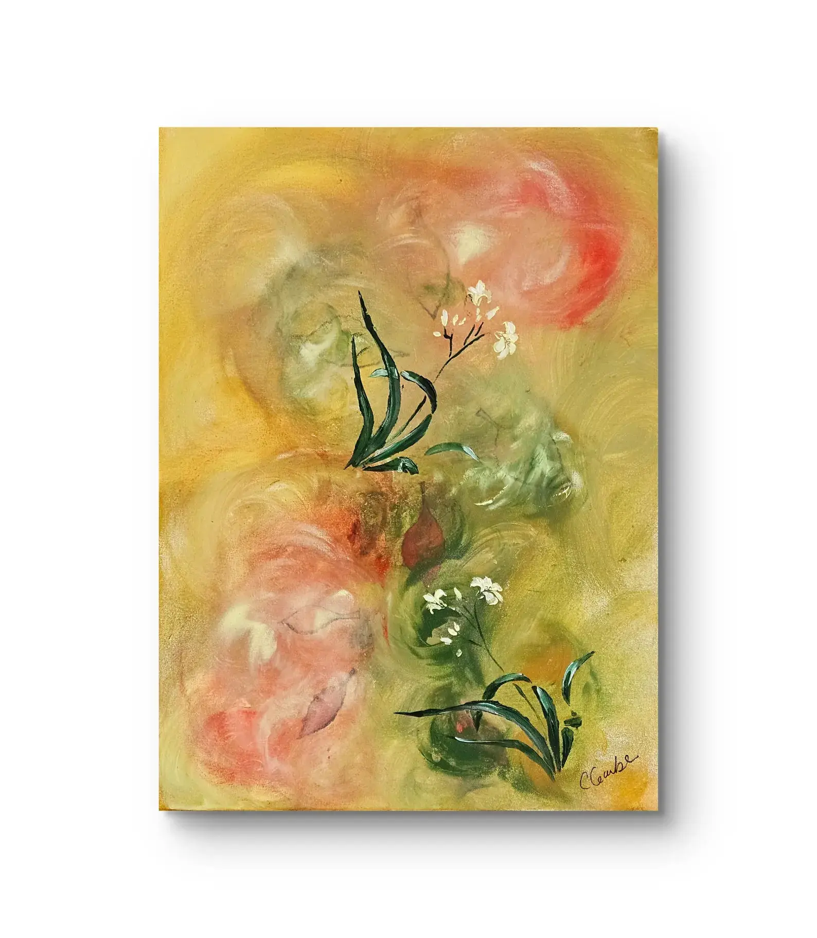 Dancing Elegance in Green