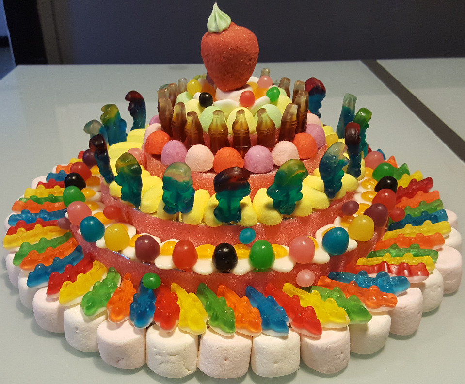 Joyeux Anniversaire Gateaux De Bonbons