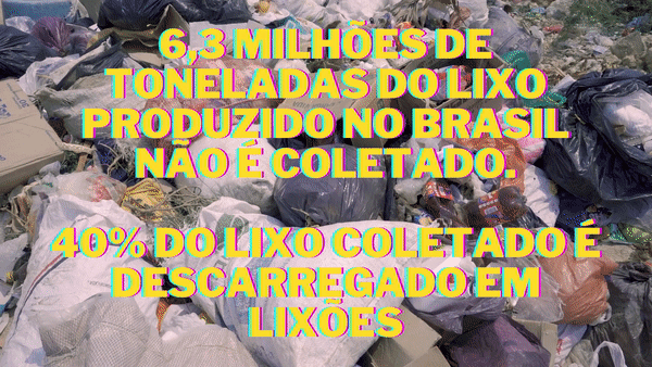 6,3 toneladas do lixo produzido no Brasil não é coletado - É conosco