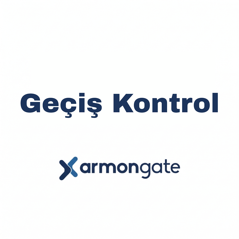 Armongate Logosu Geçiş Kontrol