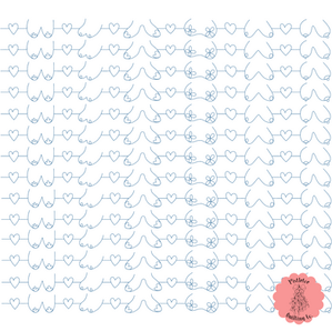 BOOBS pantograph for edge to edge longarm quilting