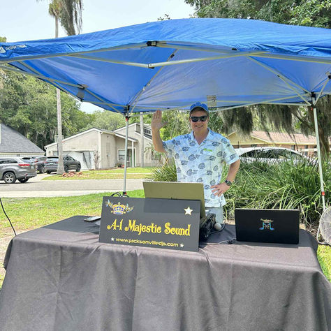 Our Jacksonville dj had fun at the Riverview H.O.A picnic, 2025!