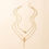 Thumbnail: Nicci Triple Charm Gold Chain
