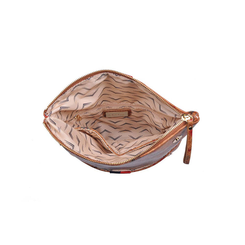 Thumbnail: Printed Jules Clutch Blk