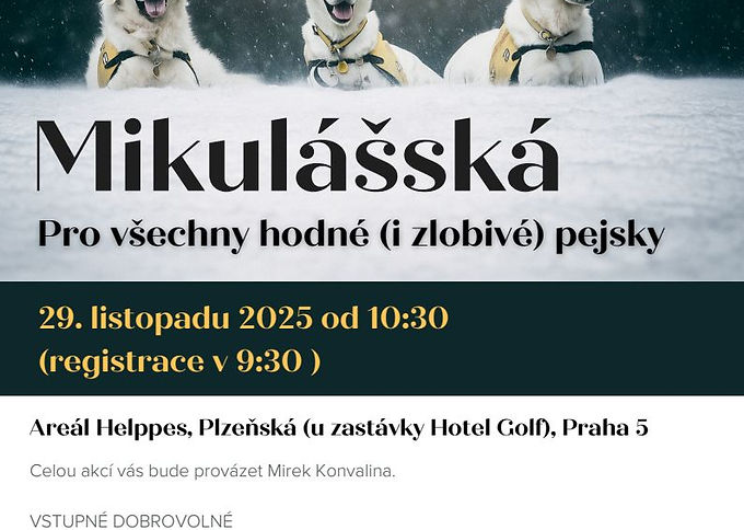 Mikulášská pro všechny hodné (i zlobivé) pejsky