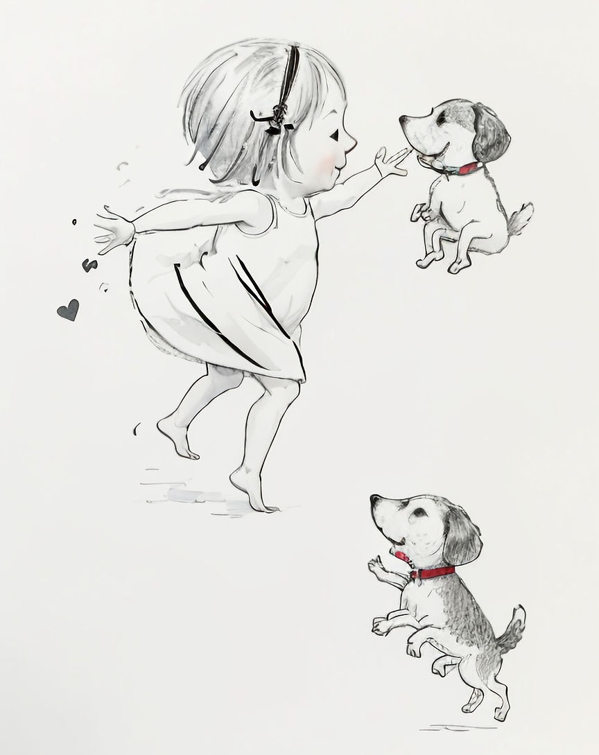 simple-strokes-child-red-pet-dog-having-fun-together-hand-drawn-sketch-cartoon-illustratio