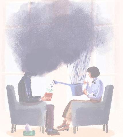 psychotherapist in mississauga watering the client's pot metaphorically