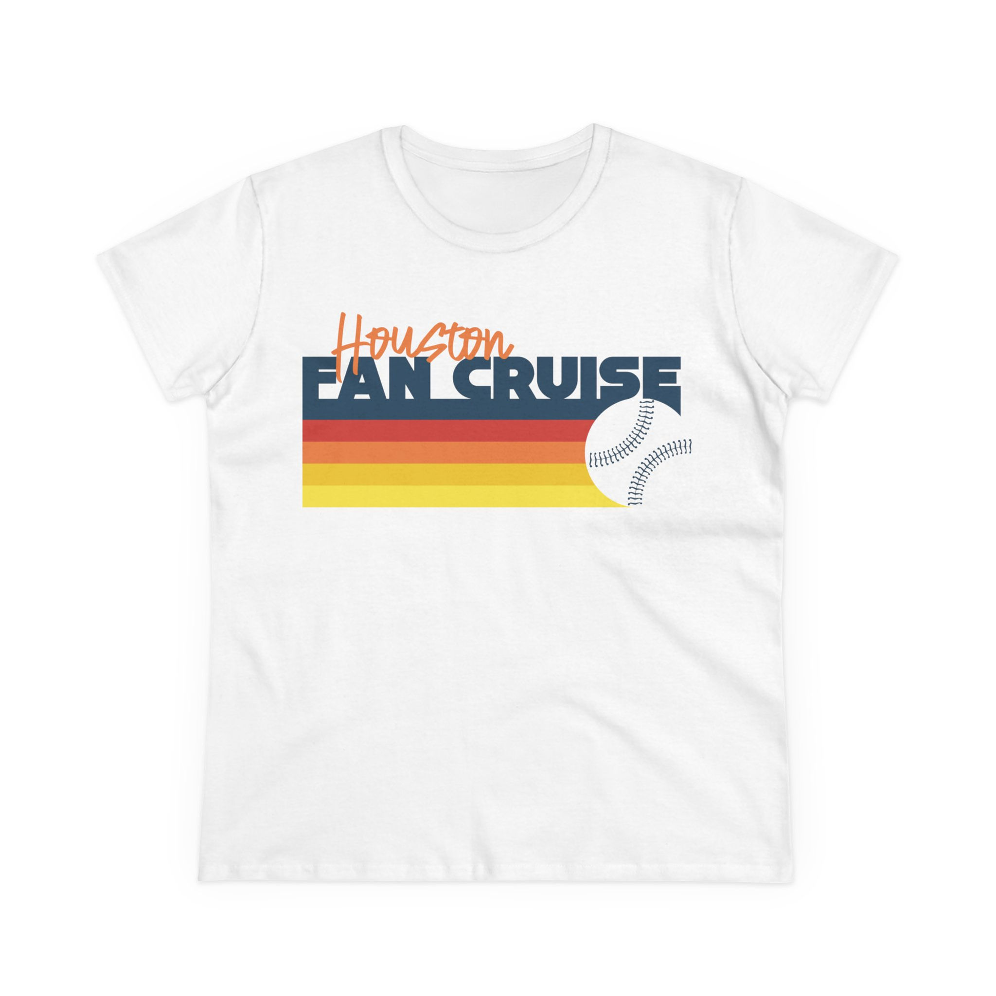 Tequila Sunrise Houston Fan Cruise Women's Tee