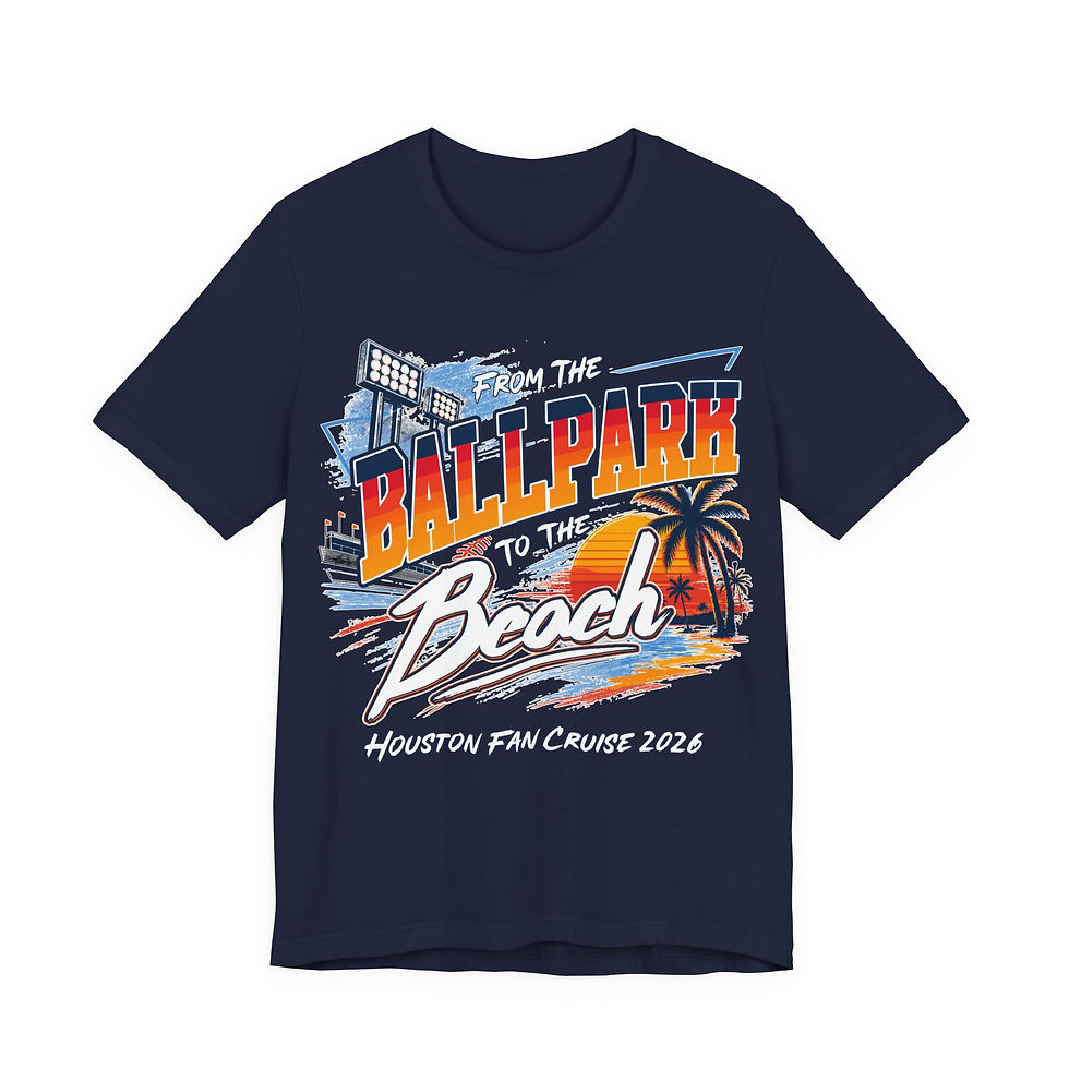Thumbnail: From the Ballpark To The Beach Unisex Tee