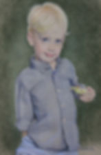 "Owen," pastel