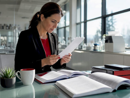 Compliance officer reviewing Canadian labeling laws