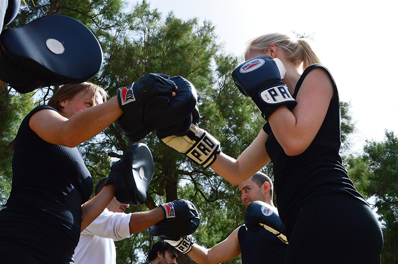 outdoor boxing equipment