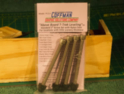 TT-2-3 Standard 3" 4 pc ScrewSet w/Nylon Feet