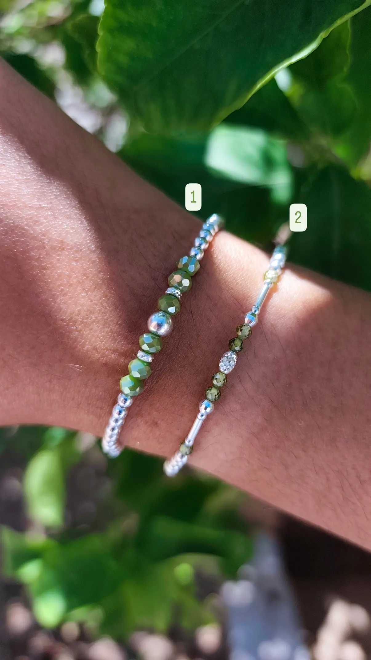 Bracelet Olive perles 3mm