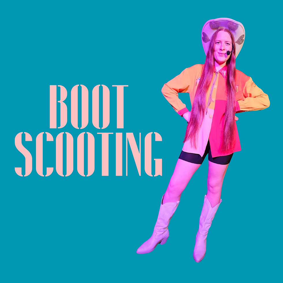 Boot scootin' with Maddy