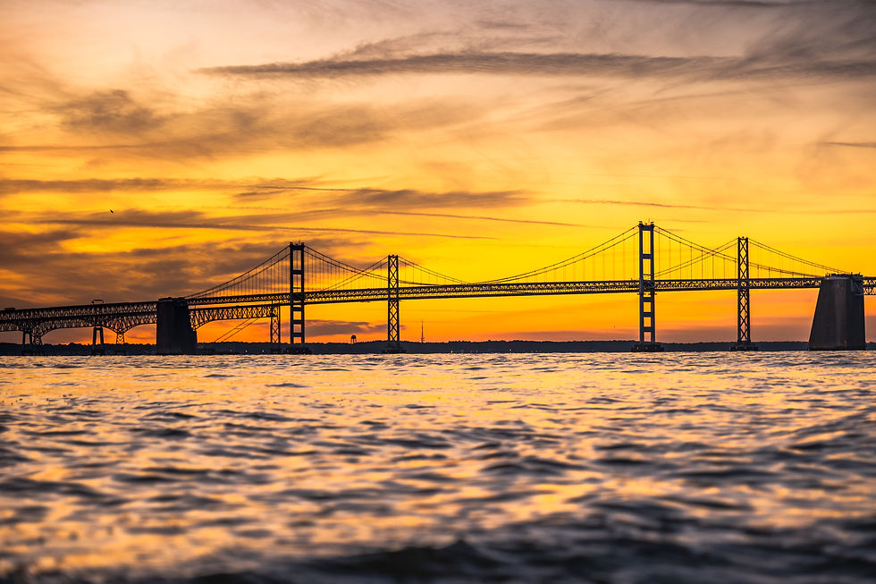 Annapolis Chesapeake Bay ￼ Bridge un the Sunrise.jpg