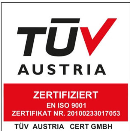 TÜV Austria Zertifiziert