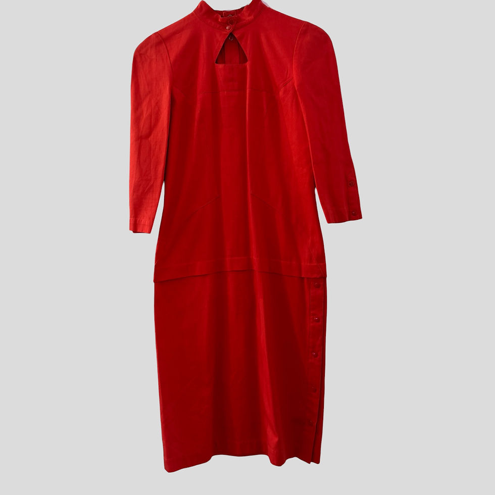 Mugler Red Dress