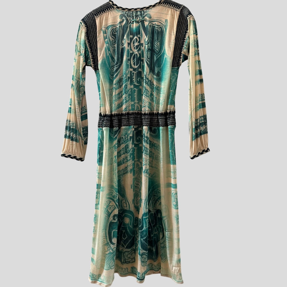Miniature : Jean Paul Gaultier Bi Material Dress