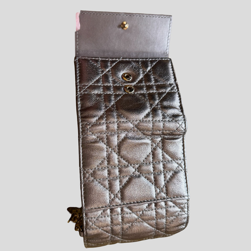 Thumbnail: Christian Dior Lotus Lady Dior Wallet