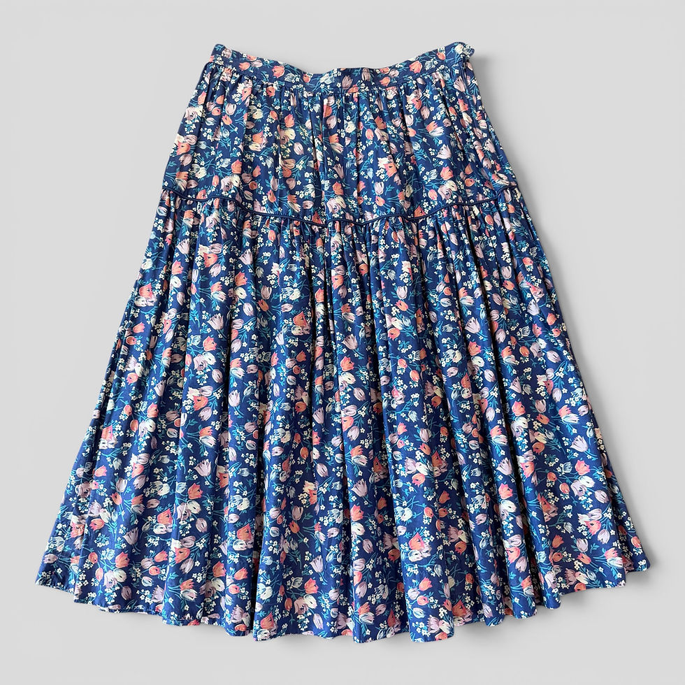Yves Saint Laurent Florale Skirt