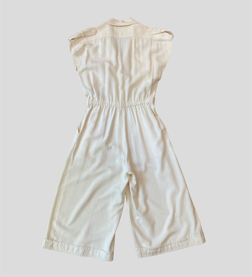 Thumbnail: Infinitif Vintage Ecru Jumpsuit