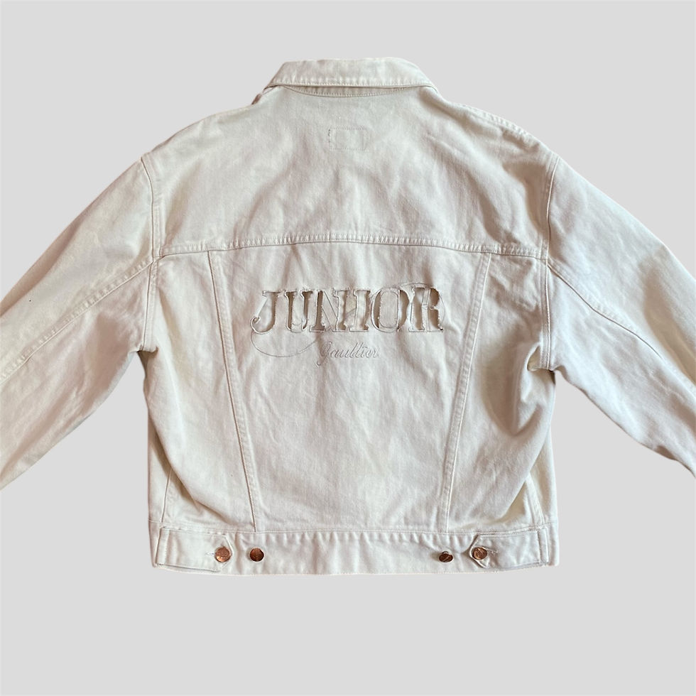 Miniature : Jean Paul Gaultier White Denim Jacket