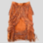 Gucci Fringe Suede Skirt